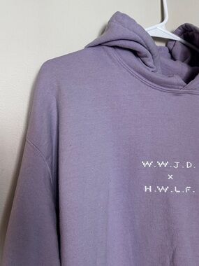 WWJDxHWLF Purple Hoodie